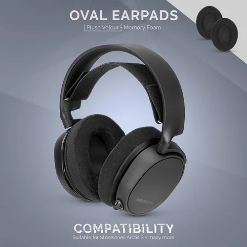 Vista 5 de Brainwavz HM5 Velor almohadillas de espuma viscoelástica para audífonos de diadema