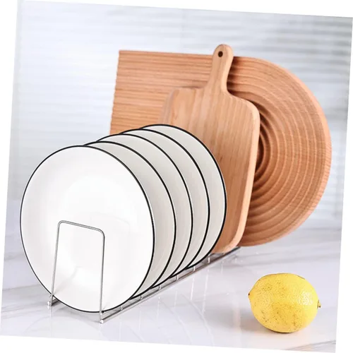 Vista 8 de Cabilock Bandeja de drenaje de 2 piezas de acero inoxidable Metal Dry Bowl Rack