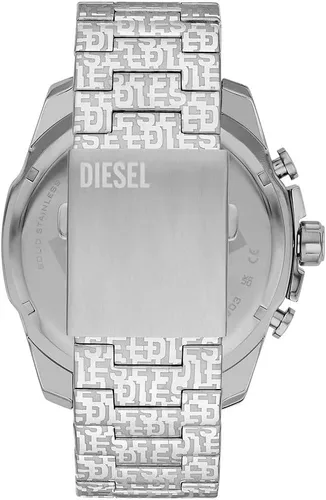 Vista 3 de Diesel Mega Chief Men's Watch Quartz MovementChrono 51mm Case with Steel Strap DZ4636, bracelet