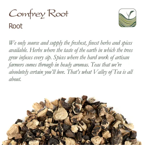 Vista 6 de Raíz de consuelda seca - Raíces de consuelda seca Comfrey Root Herb