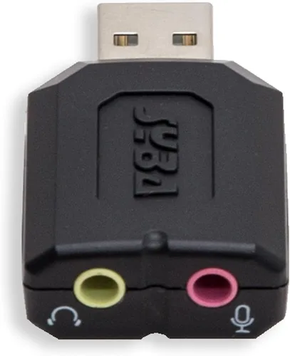 Vista 7 de Syba Adaptador de sonido estéreo USB externo para Windows, Mac, fuente de audio adicional de Linux con conector de micrófono de audio de 0.138 in