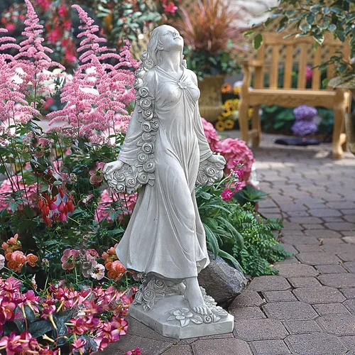 Vista 8 de Design Toscano Flora: Estatua de la Patrona Divina de los Jardines
