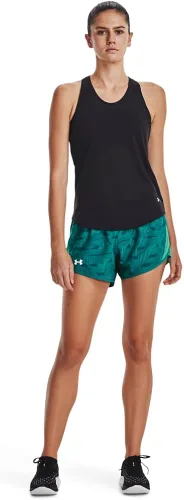 Vista 3 de Under Armour Fly By 2.0 - Pantalones cortos estampados de correr para mujer