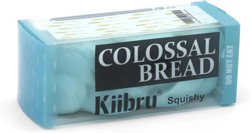 Vista 4 de Squishy Pan inglés de 7.9 pulgadas, juguete perfumado colosal de levantamiento lento (menta)