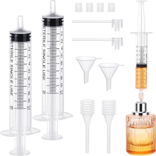Vista 14 de Segbeauty Kit de Herramientas de Recarga de Perfume de 5ml, Juego de 8 Piezas de Herramientas de Dispensador de Perfume Transparente de Plástico