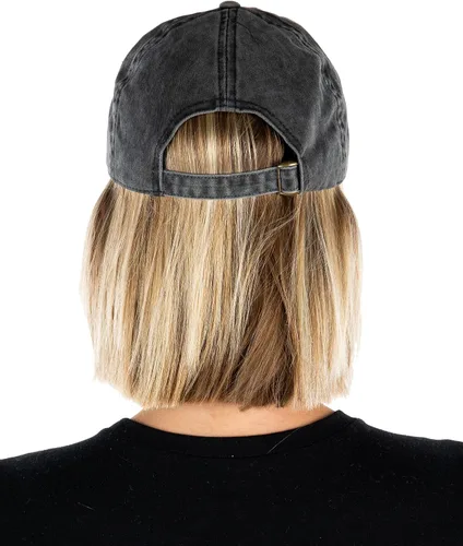 Vista 4 de Gorra de béisbol unisexual de algodón de perfil bajo para papá vintage desgastado Funky Junque