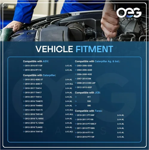 Vista 4 de OEG parte el nuevo alternador 120A compatible con el cargador 420D Perkins 225-3145, 225-3144, 2253144, 2253145, 3053661, 3469825, 3469825, ALU0035