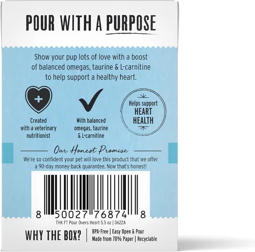 Vista 3 de The Honest Kitchen Alimento funcional de grado humano: Salud del corazón - Caldo de pavo y salmón estofado de comida para perros, 5.5 onzas x 12