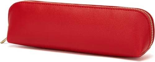 Vista 27 de Estuche para lápices de lona de algodón y bolsa de lápices multifuncional simple con cremallera Almacenamiento portátil (beige)