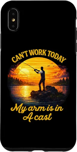 Vista 11 de Can't Work Today My Arm is in A Cast Fly Fishing Funny Humor Case for iPhone 17