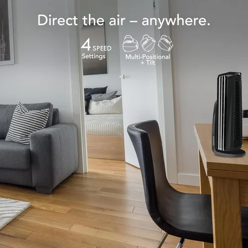 Vista 4 de Vornado ventilador para la circulación del aire, duo, para habitación pequeña