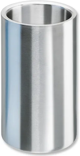 Vista 2 de Isosteel VA-9568 – cubeta de hielo para vino, acero inoxidable 18/8, con doble pared, superficie mate cepillado – sin BPA.