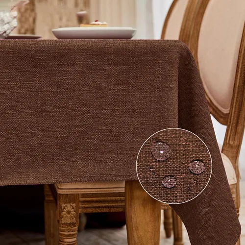Vista 29 de BALCÓN & FALCON Mantel rectangular impermeable aguacate 70 x 55 pulgadas