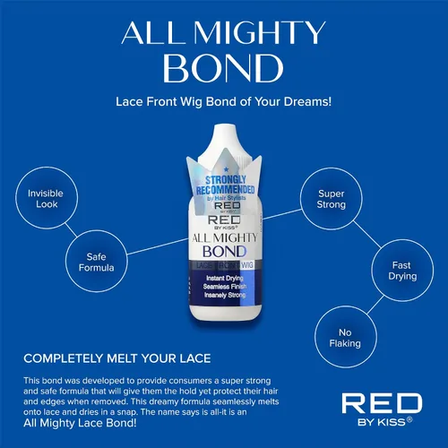 Vista 2 de KISS All Mighty - Adhesivo para peluca frontal con encaje