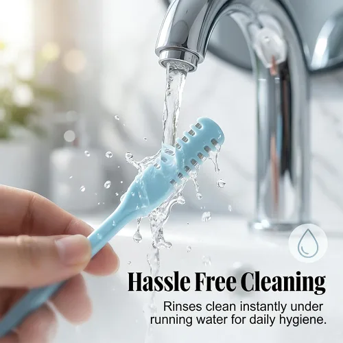 Vista 7 de Juego de recortadora de vello nasal portátil con cuchillas de acero inoxidable, diseño seguro protegido, herramienta de aseo para hombres y mujeres
