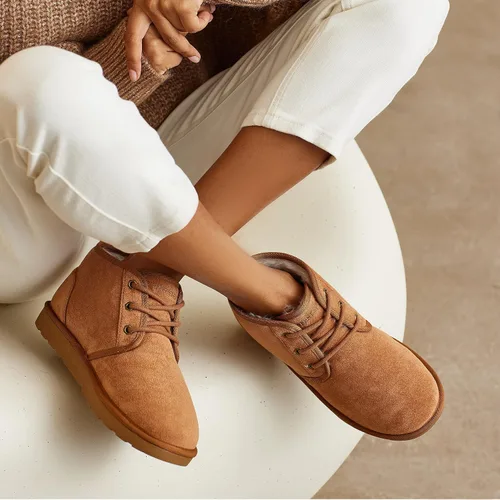 Vista 4 de Weestep Botas de invierno clásicas con forro de piel para mujer