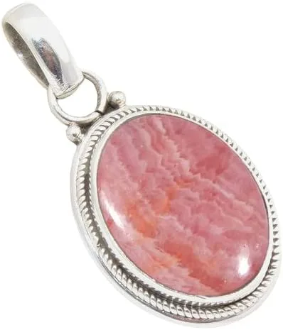 Vista 25 de Colgante de plata de ley 925 Joyería de plata hecha a mano para mujer, colgante de piedras preciosas naturales, regalo perfecto para ella