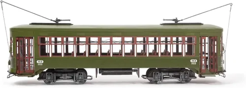 Vista 3 de Occre 53012 Teleférico de Nueva Orleans 1:24 llamado Desire - Kit de modelo de madera para construir para adultos