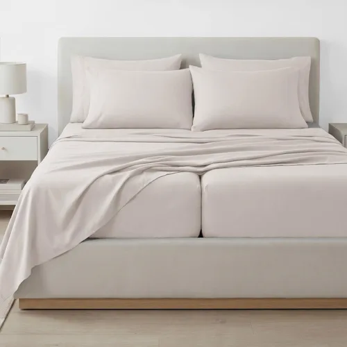 Vista 22 de Southshore Fine Living, Inc. Juego de sábanas de 4 piezas, 21 pulgadas de profundidad con sábana bajera, microfibra suave, sábana encimera de gran