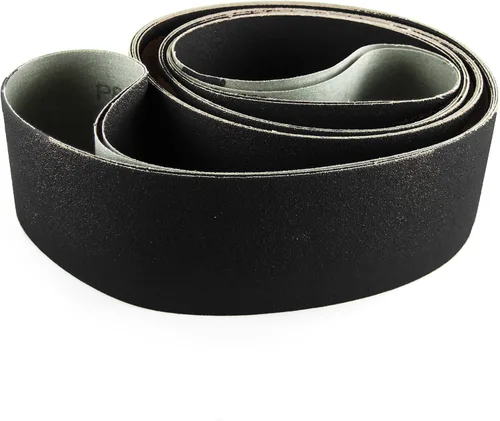 Vista 8 de Cinturones de lijado de carburo de silicio de 4 x 36 pulgadas, pack de 3