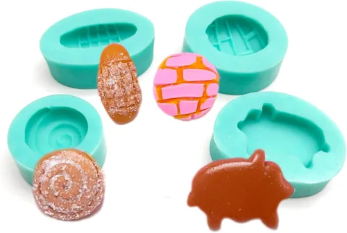 Vista 12 de Molde de galleta de oso de Graham con 6 cavidades molde de miel molde de galleta de oso molde de cera fundida molde de galleta de Graham NS092