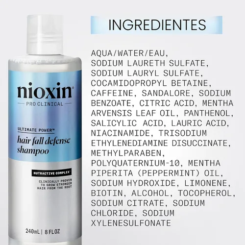 Vista 11 de Nioxin Kit de defensa de caída capilar Duo Sets Tratamiento capilar sin El poder de dos: champú para la caída del cabello y tratamiento intensivo