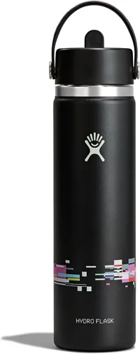 Vista 11 de Hydro Flask Botella de agua – Acero inoxidable aislado – Tapa flexible con popote de boca ancha, antiderrames, a prueba de fugas y recargable