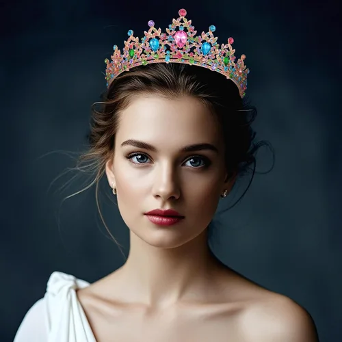Vista 4 de Kamirola - Corona de reina y tiaras corona de princesa para mujeres y niñas, diademas de cristal para novia, princesa para bodas y fiestas (01)