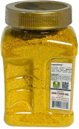 Vista 3 de Desi Kitchen Spices All Natural Sin sal Vegano Sin OMG Curry en polvo (mezcla de curry indio) 200 gm (7 oz)