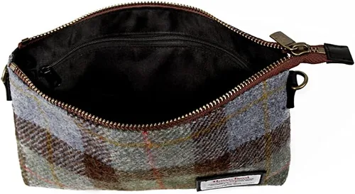 Vista 5 de ICObuty Harris Tweed - Bolso bandolera pequeño para mujer, con correa ajustable