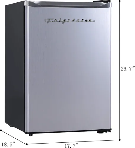 Vista 2 de Frigidaire EFR285-6COM, refrigerador de 2.5 pies cúbicos, puerta de acero inoxidable, serie Platinum