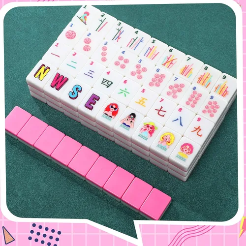 Vista 6 de Disco Grabado 160 Mini Travel American Mahjong Juego