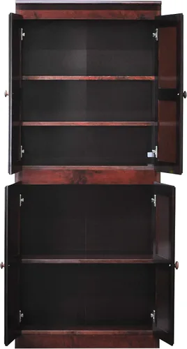 Vista 2 de Concepts In Wood Gabinete de Almacenamiento - Estantes Ajustables - 30 x 72 (Cereza)