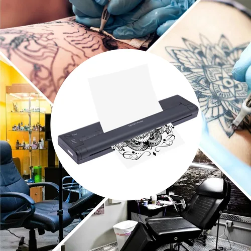 Vista 5 de Impresora de plantillas de transferencia de tatuajes portátil térmica inalámbrica