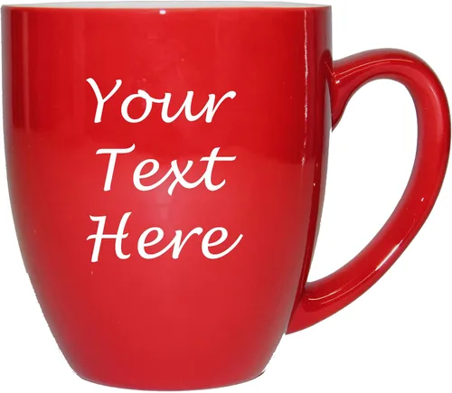 Vista 8 de My Personal Memories Taza de café con leche grabada personalizada y taza de té personalizada con su texto (negro)