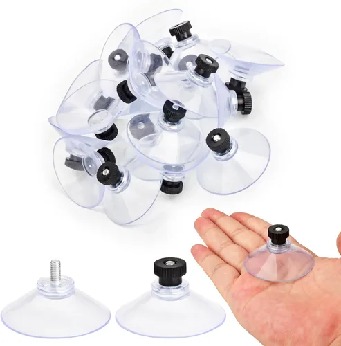 Vista 9 de AccEncyc - 40 mm de ventosas de vidrio con succión, ventosas transparentes de PVC, soporte de succión sin ganchos para pared de baño, puerta