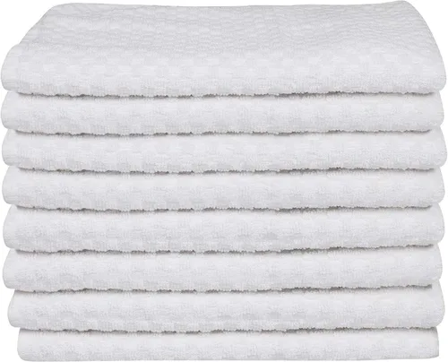 Vista 9 de DG Collections Toallas de cocina gris ceniza, paños de cocina de rizo 100% algodón para limpieza, secado y altamente absorbente, paño de cocina