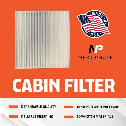 Vista 3 de Repuesto de filtro de aire de cabina – Paquete de 1 – Fabricado en Estados Unidos – Se adapta a la mayoría de Acura, Honda, Ford y Jeep – Reemplaza