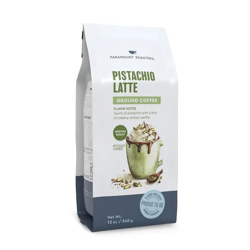 Vista 16 de Café molido con sabor a almendra amaretto, 1-12oz tostado medio