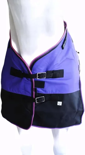 Vista 5 de Challenger Manta ligera 393B del invierno de la luz de la hoja del caballo de la lluvia de la prenda impermeable de la participación 1