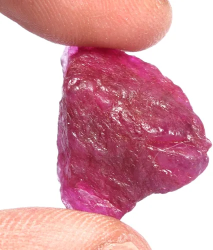 Vista 3 de GEMHUB Rubí crudo sin calentar, 21.00 quilates, piedra preciosa suelta certificada natural, Gema, africano - rubí rojo