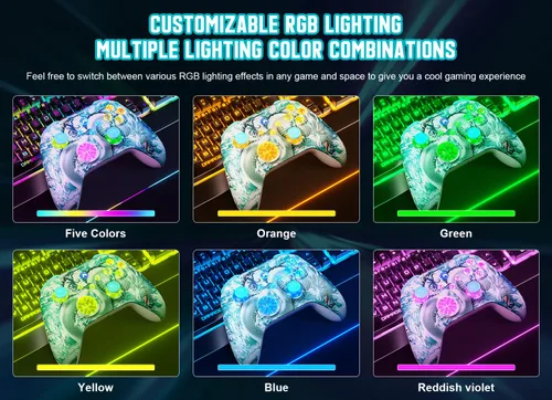 Vista 3 de Need to Upgrade LED Wireless Controller Replacement for Xbox One Controller, Custom Cool Flash Controller for Xbox, Xbox Series XS, Xbox One XS