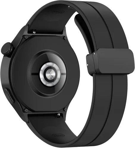 Vista 4 de LOKEKE Correa de repuesto compatible con Huawei Watch 4 Pro – Correa de silicona de repuesto de 0.866 pulgadas compatible con Huawei Watch 4