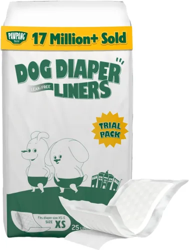 Vista 11 de PAWPANG Forros de pañales para perros, almohadillas elevadoras para perros