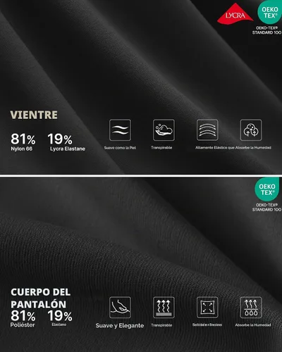 Vista 4 de G4Free EverGoing - Pantalones de maternidad para embarazadas, sobre el Negro