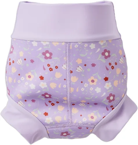 Vista 2 de Splash About Happy Nappy - Pañal de natación reutilizable, color lila primavera, 12-24 meses