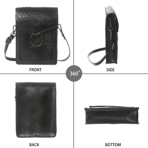 Vista 6 de MINICAT INICAT Women RFID Blocking Small Crossbody Bags Cell Phone Purse Built in Wallet