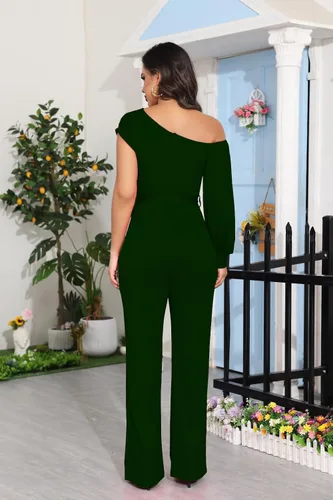 Vista 97 de DeftSharp Overol largo y elegante para mujer, sexy, para cóctel, fiesta, club, casual, para trabajo