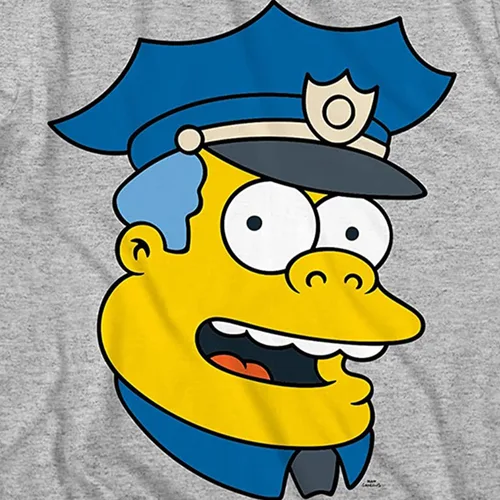 Vista 2 de The Simpsons Camisa Homer para hombre - Homer, Moe Szyslak, Chief Wiggum, Ned Flanders, Bart, Lisa Big Face Costume Camiseta de cosplay
