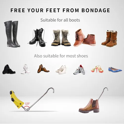 Vista 5 de XYH Botas para mujer, 4 estilos de estirador de botas, estirador de botas para botas vaqueras especializado ajustable.